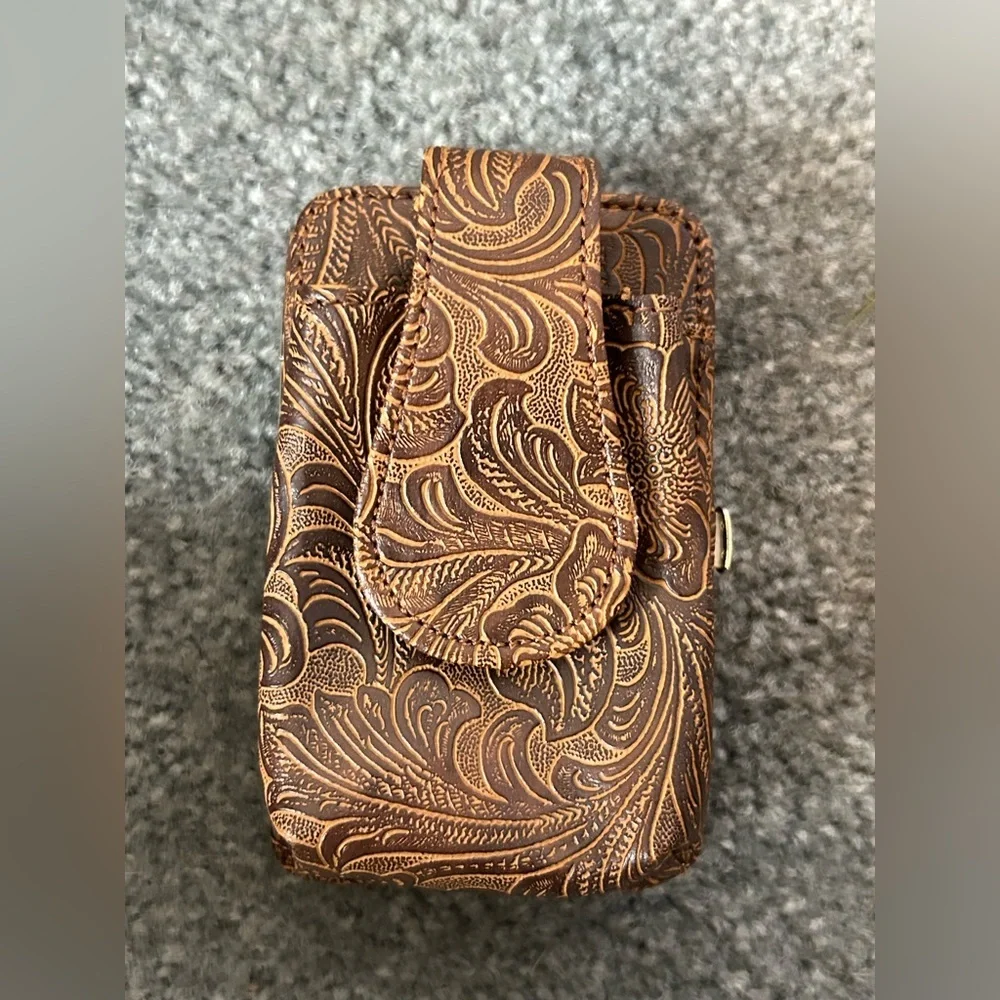 Metropolitan | Brown Floral Wallet | Vintage